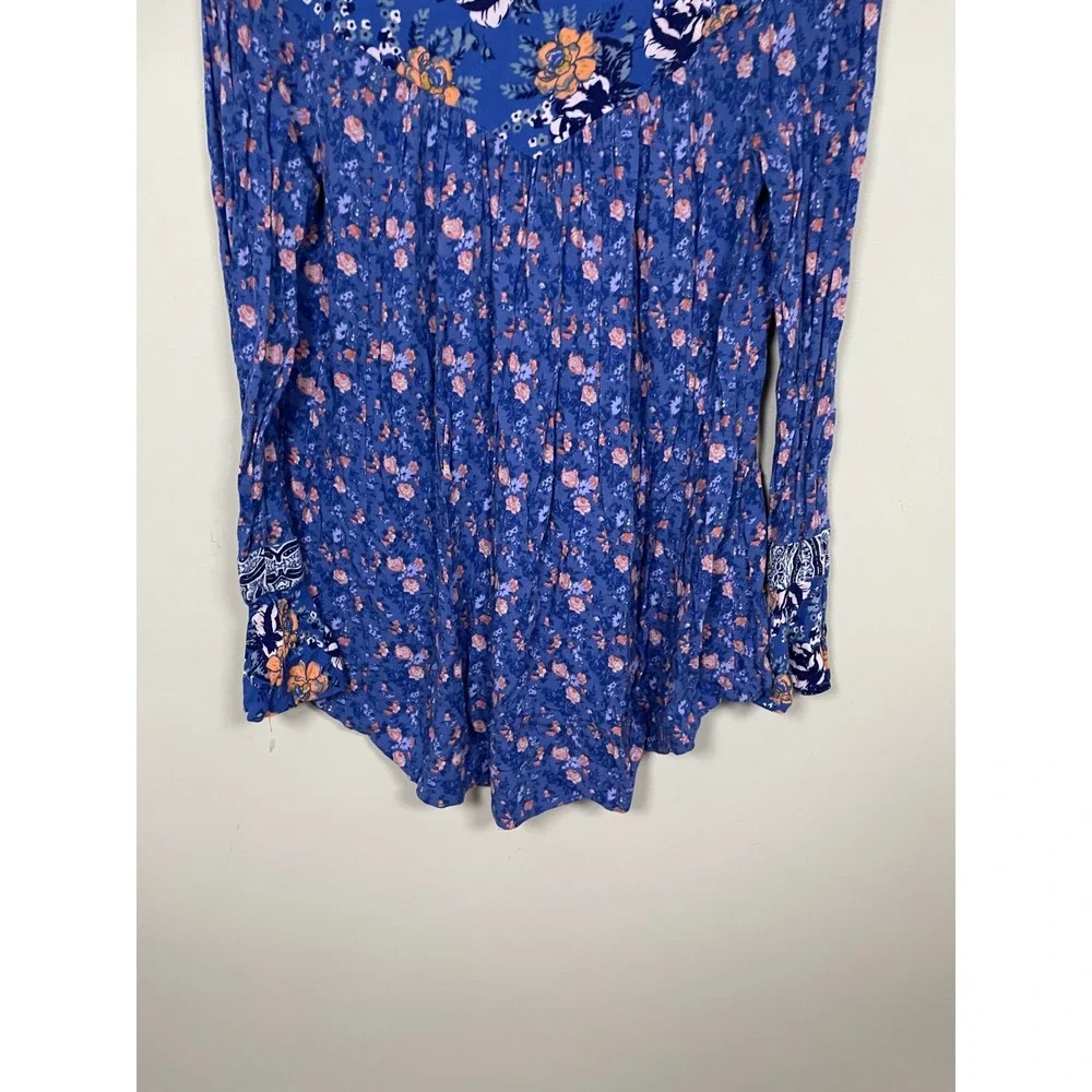 Free People blue floral